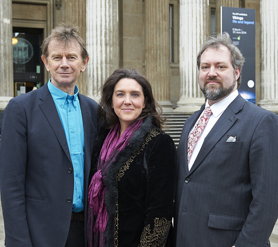 Vikings Live presenters, from left: Michael Wood, Bettany Hughes and Gareth Williams